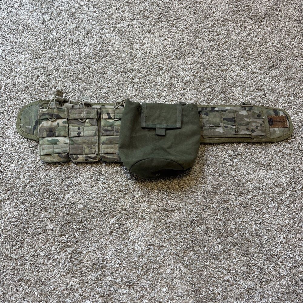 High Speed Gear HSGI Battle Belt Multicam w/ Dump And Condor Utility Mag Pouches